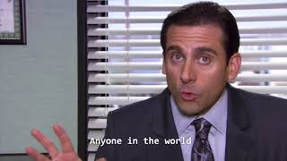 Michael Scott explains Wikipedia to students [upl. by Aicilaanna544]