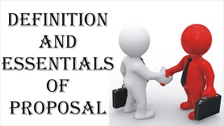 Definition and Essentials of Proposal  Indian Contract Act 1872  Law Guru [upl. by Amalia]