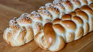 Challah  lækkert fletbrød  Den Søde Tand [upl. by Arramas]