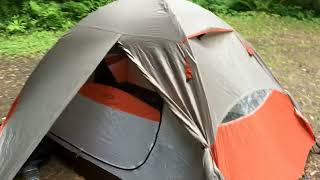 View inside my Alps Mountaineering Lynx 2 tent [upl. by Nirek]