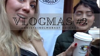 vlogmas  2  Christkindlmarket Chicago [upl. by Rather]