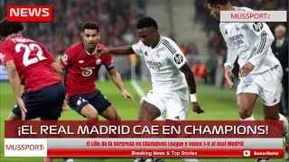 El Lille da la sorpresa en Champions League y vence 10 al Real Madrid [upl. by Raleigh142]