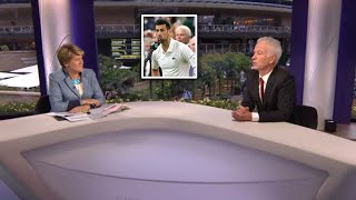 John McEnroe and Clare Balding clash on BBC over Novak Djokovics angry Wimbledon rant [upl. by Dunstan]