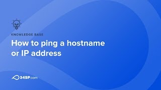 How to ping a hostname or IP address [upl. by Anniala]