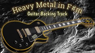 Heavy Metal in Fm Guitar Backing Track [upl. by Rafat]