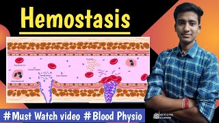 Hemostasis  Blood Physio LecturesMBBS hindi Ashish [upl. by Enyledam30]