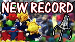 NEW Claw machine RECORD 35 wins  Claw Machine Wins [upl. by Bodnar17]