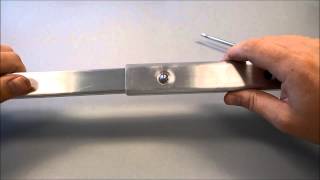 Installing Locking Button in Telescoping Tube [upl. by Winograd537]