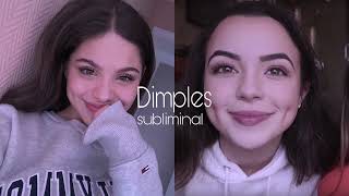 Dimples Subliminal Listen 5x 🌷 [upl. by Pandolfi247]