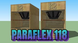 PARAFLEX 118 BOX SPEAKER [upl. by Kathlin]