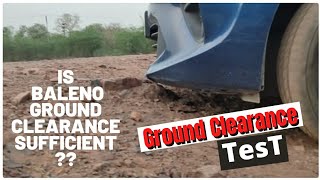 Ground Clearance Test of Baleno facelift 😲😬 [upl. by Analed]