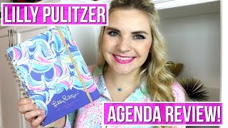 LILLY PULITZER AgendaPlanner Review  20162017 [upl. by Initof]