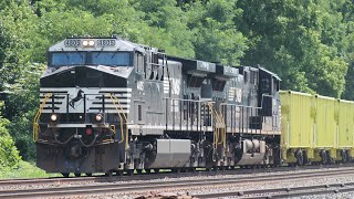 NS W9G w Fairly New AC44C6M 4805 Hummelstown PA Harrisburg Line [upl. by Buyer]