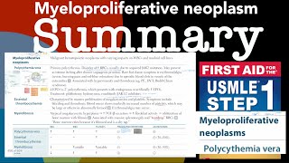 Myeloproliferative neoplasm Summary in HindiUrdu [upl. by Amapuna]