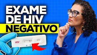 Teste de HIV Negativo Após Exposição de Risco é Confiável [upl. by Roath]