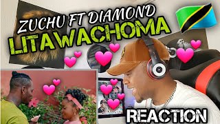 Diamond Platnumz Ft Koffi Olomide  Waah Official VideoREACTION [upl. by Amehr]