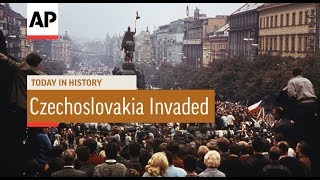 Czechoslovakia Invaded  1968  Today In History  20 Aug 17 [upl. by Airyt]