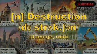 n Destruction meaning damage ruin with 5 examples [upl. by Gabbey]