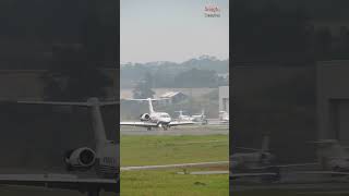 hawker 4000 Horizon Pouso SBJD [upl. by Anglim]