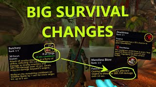 BIG Survival Hunter Changes Coming in 1105 [upl. by Artemisa]