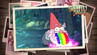 Official Gnome Barfing a Rainbow HD  Gravity Falls  Disney XD [upl. by Skillern]