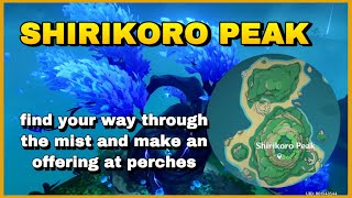 Shirikoro Peak Make an Offering at Perches Full Quest Guide  Genshin Impact [upl. by Acherman]