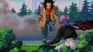 17 vs Trunks full fight [upl. by Eimorej326]