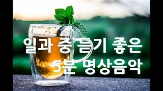 5분 명상일과 중 듣기 좋은 5분 명상음악 [upl. by Clippard]