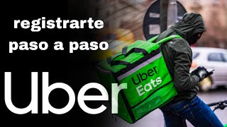 Odali Predicador  cómo registrarme en Uber bicicleta paso a paso 2023 [upl. by Seravat3]