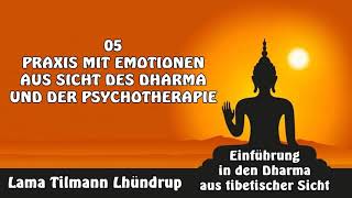 05 Praxis mit Emotionen aus Sicht des Dharma und der Psychotherapie  Lama Tilmann Lhündrup [upl. by Yuria559]