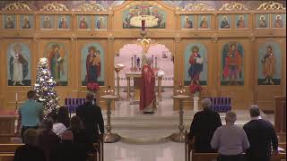 Orthros and Divine Liturgy  1232023  St Elias Orthodox Church New Castle PA [upl. by Eerazed]