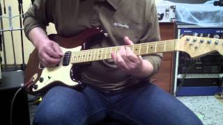 Warmoth Strat HSH Clean amp Crunch [upl. by Bozovich]