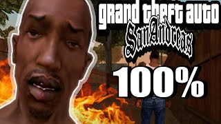 BIENVENIDO DE VUELTA CJGta San Andreas 100 [upl. by Anesusa]