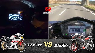 Yamaha R7 vs Aprilia RS 660  Quelle petite sportive choisir [upl. by Beverlie]