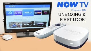 NOW TV  Unboxing amp Set up test NOWTVBox  £10 Smart TV Box [upl. by Ttoille643]