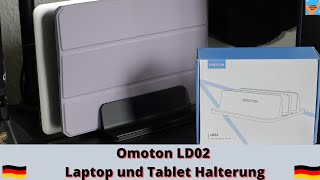 Unboxing und Test des OMOTON LD02 Enhanced Dock Structure Tablet und Laptop  Macbook Halterung [upl. by Cheadle]