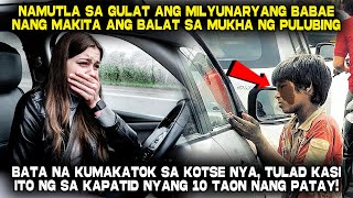 Kinatatok ng Pulubi ang sasakyan ng Milyunaryang Babae Hanggang sa [upl. by Berns653]