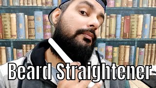 Beard Straightener Comb Mens Electric Hair Styler  How To UseUnoxing Hindi [upl. by Eduino90]