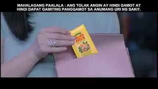 Kris Aquino for Tolak Angin Philippines TVC 2019 30seconds [upl. by Bough]