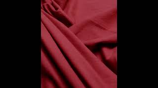 PLAIN RED PURE KHADI 118 GSM HANDWOVEN FABRIC [upl. by Asilana449]