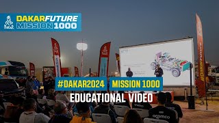 Educational video  Mission 1000  Dakar 2024 [upl. by Haman]