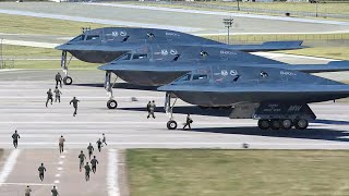 US Pilots Rush to Their Super Advanced 2 Billion Stealth Bomber [upl. by Sert]