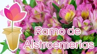 Cómo hacer un ramo de alstroemeria [upl. by Arakaj]