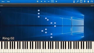 WINDOWS 10 SOUNDS IN SYNTHESIA [upl. by Hecht]