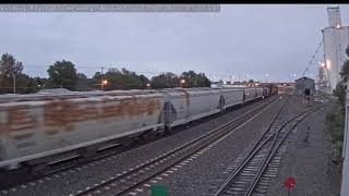 Virtual railfanning Kearney NE East 52919 [upl. by Plank]