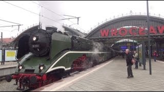 Mit der schnellsten Dampflok der Welt 18 201 nach Wroclaw Breslau [upl. by Aciruam]