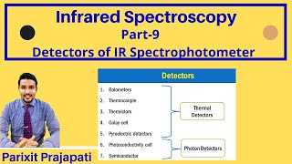 Infrared Spectroscopy Part 9 Detectors used in IR spectrophotometer [upl. by Ostler]