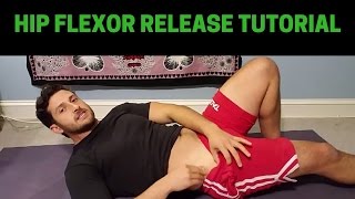 Iliacus Release Tutorial  Hip Flexor Release [upl. by Orfield642]