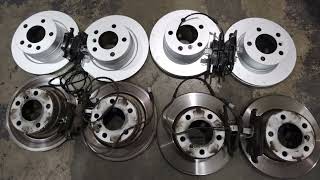 BMW 218i B38  Brake Replacement [upl. by Dnalyr]