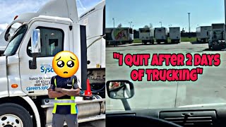 Truck Driver Quits After 2 Days Of Local Trucking amp Thousands Of Truckers Hate On Him 😵 [upl. by Gearhart]